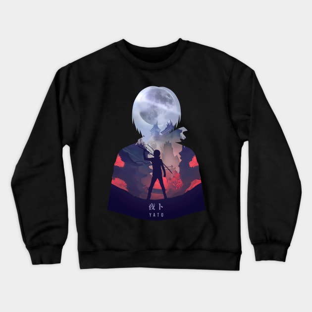 Yato - Dark Illusion Crewneck Sweatshirt by The Artz